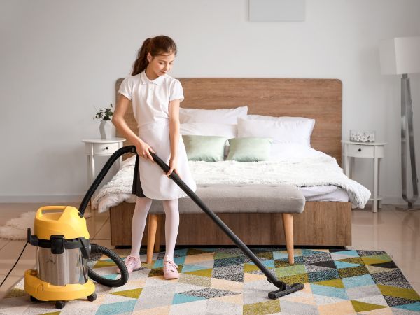 Carpet Cleaning to dry after wash